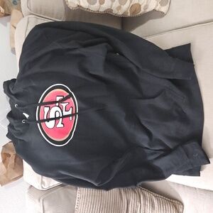Fanatics Brand Black San Francisco 49ers Hoodie. Middleweight Material. As New